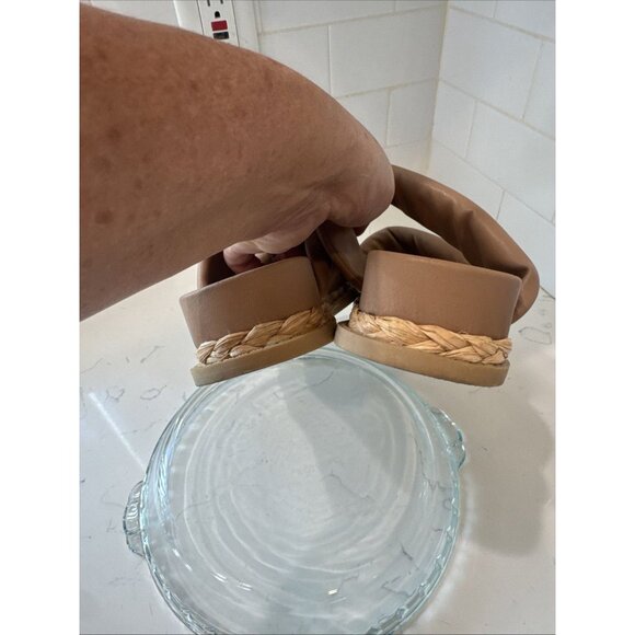 Dolce Vita Beige/Cream Platform Sandals Size 8.5 - Picture 10 of 11